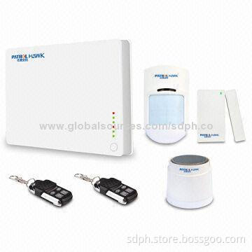 Easy Operate Wireless Burglar Alarm System with GSM Quad-band Network
